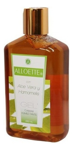  Gel Corporal Humectante Aloe Vera Alloette 250 Ml Tipo de envase Frasco Pet