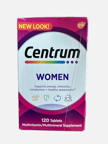 Centrum Women Multivitamínico Para Mujeres 120 Tabletas  