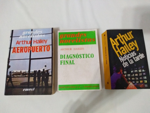 Arthur Hailey X3 Libros Aeropuerto Diagnostico Final Noticia