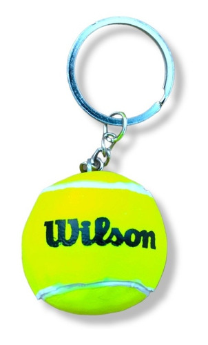 Llavero Dije Colgante Pelota De Tenis Wilson Padel Regalo