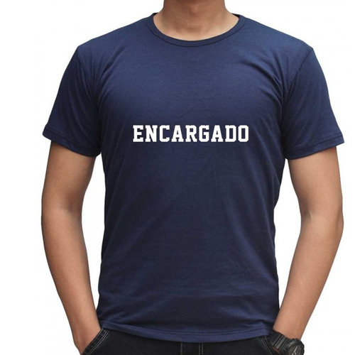 Remera De Hombre Trabajo Encargado Personal A Cargo