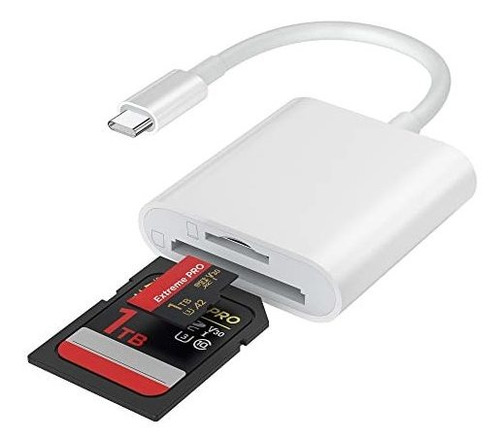 Usb C Sd Card Reader, Dual  Thunderbolt Usb 3.0 To Micro