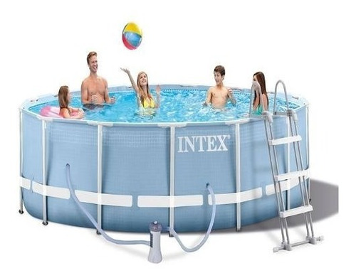 Piscina Intex 14.600l Linea Prisma Frame 457 X 107 Completa