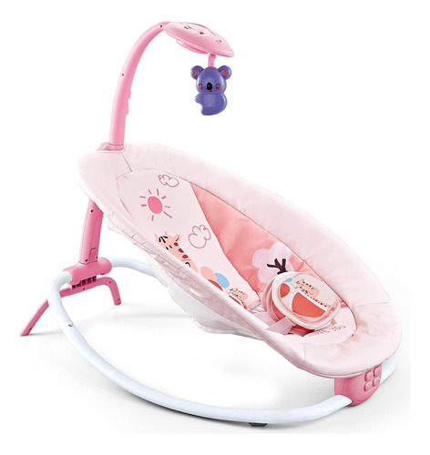 Bouncer Silla Mecedora Musical Para Bebé Hb620 Con Proyector Color Rosa Jirafa