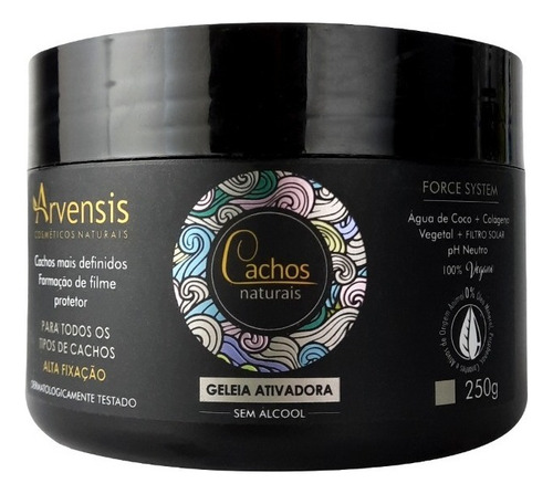 Kit Arvensis Cachos Completo Ondulados E Cacheados 5 Itens