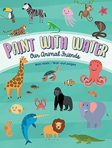 Libro: Libro Pintar Con Agua Niños Pequeños 2 A 4