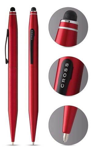 Bolígrafo Cross Tech 2 Rojo Satinado At0652-8 Original