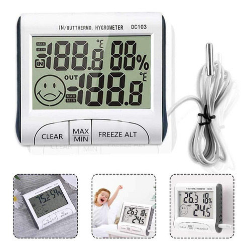 Medidor De Temperatura Y Humedad Para Camaras Frigorificas 