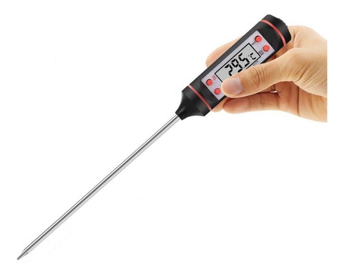 Imagen 2 de 4 de Termometro Medidor Temperatura Digital Pincha Carne -50 300°