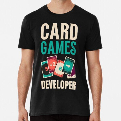 Remera Desarrollador De Juegos De Cartas Algodon Premium