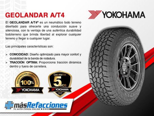 Par De Llantas Yokohama Geolandar A/t4 Lt285/75r16 126/123s