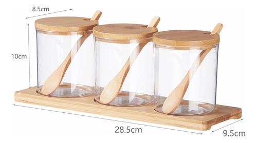 Juego De Tarros De Especias, Caja De Condimentos, Botes,