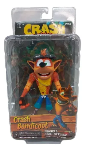 Figura Articulada Crash 15cm - Crash Bandicoot