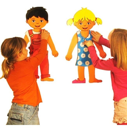 Set De Muñecos Grandes Para Vestir - Niña - Niño | Cuotas sin interés Set De Muñecos Grandes Para Vestir - Niña - Niño | Cuotas sin interés