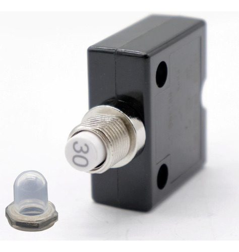 Interruptor De Botón Térmico Disyuntor De Sobrecarga 30a