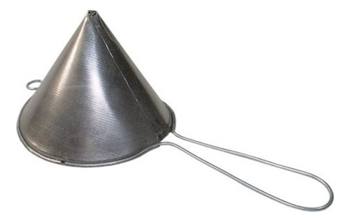 Cj 12 Coadores Chapa Inox 10x9cm + 7x8cm Cônico Multiuso