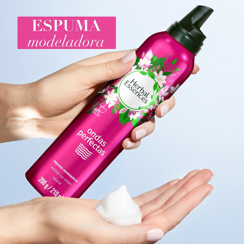 Espuma Modeladora Herbal Essences Ondas Perfectas, 200 G