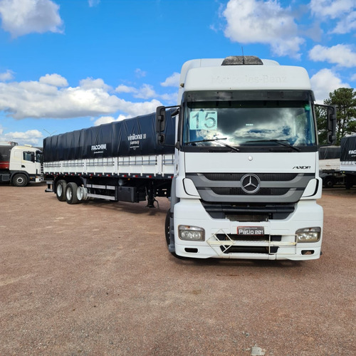 Caminhão Mb 2544 2015 6x2 + Carreta Facchini Graneleira 2020