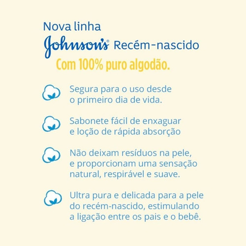 Johnson's Baby Recém-nascido Sabonete Líquido 200 Ml