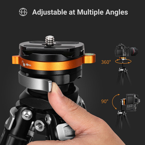 Trípode Tarion Compact Travel Para Cámara Qobra De 152 Cm De
