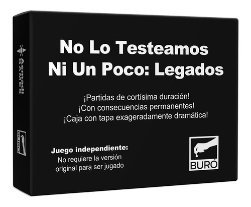 No Lo Testeamos Ni Un Poco : Legado Bureau De Juegos