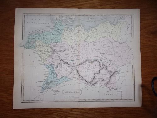 Mapa Germania Original De Londres 1861
