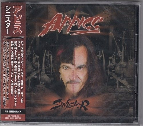 Appice Sinister Cd Japonés Nuevo Y Sellado Musicovinyl