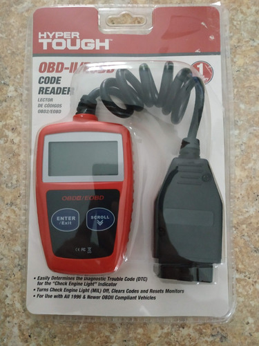 Escaner Automotriz Obd2 Hyper Tough Lector Codigos Scan Auto