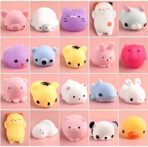 10 Squishy Mini Animalito Anti Stress Ansiedad Oferta