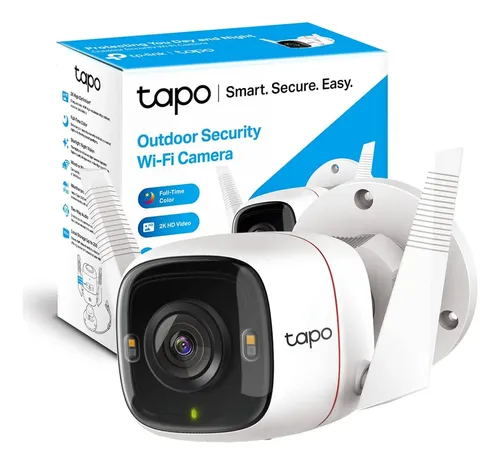Câmera De Segurança Tapo Tp-link 2k Qhd Outdoor C320ws Com A
