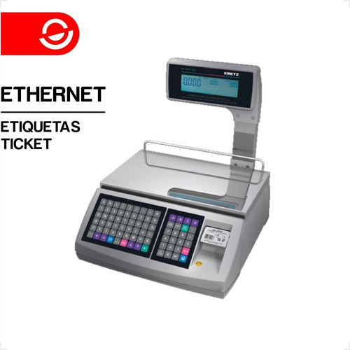 Imagen 1 de 7 de Balanza Comercial Digital Kretz Report Nx Ethernet 30kg