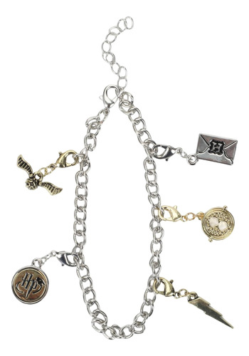 Pulsera Con Múltiples Dijes De Bioworld Harry Potter