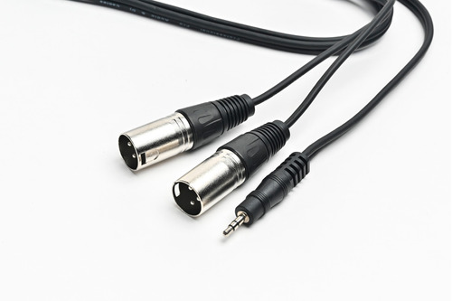 Cable Profesional Mini Plug A 2 Canon Xlr Pro Audio 1,8 Mts