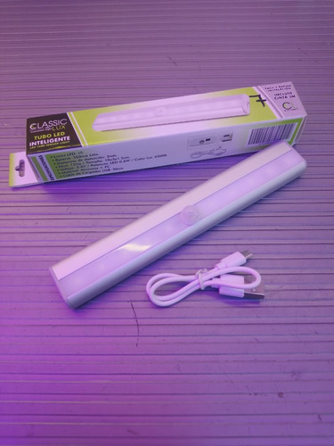 Tubo Led Inteligente Con Sensor De Movimiento Classic Lux