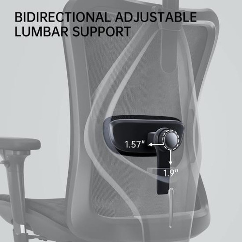 Sihoo M57 Silla De Oficina Ergonómica Con Reposabrazos De 3