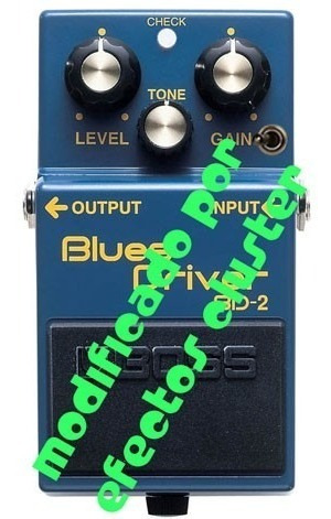 Imagen 1 de 4 de Blues Driver Boss-bd-2 Pure Mod. Efectos Cluster