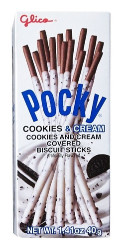 Imagen 1 de 1 de Pocky Cookies & Cream 40g, 1 Pza, Glico