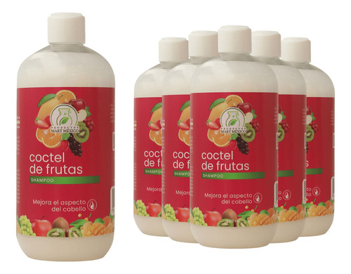  Shampoo Capilar Coctel De Frutas (500ml) 6 Pack