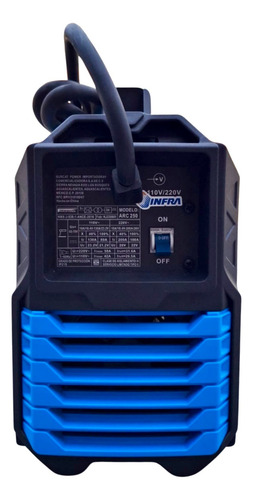 Maquina De Soldar Industrial De 250 Amp, Inversor 110v/220v