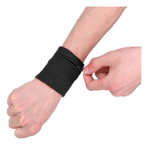 Cartera Con Muñequera De Fitness Transpirable Con Cremallera