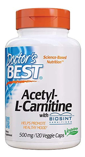 Doctor's Best Acetyl L-carnitine, Ayuda A Aumentar La Produc