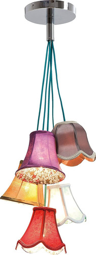 Kare Design Lámpara Colgante Saloon 5 Fiori