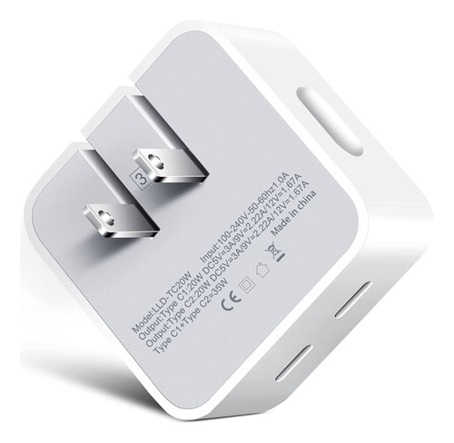 Cargador Original Apple Carga Rápida 35w De Doble Puerto 