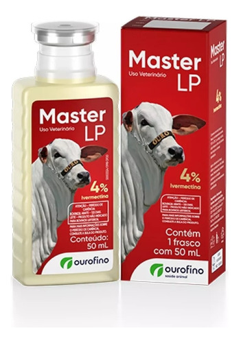 Kit C/2 Master Lp 4% 50ml - Ourofino Saúde Animal