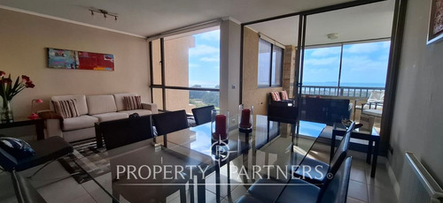 Departamento Amoblado Con Gran Vista Al Mar