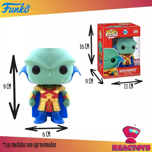 Martian Manhunter Heroes Dc Funko Pop Original