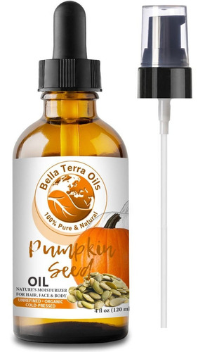 Nuevo Aceite De Semilla De Calabaza. 4 Oz. Prensado En Frío.