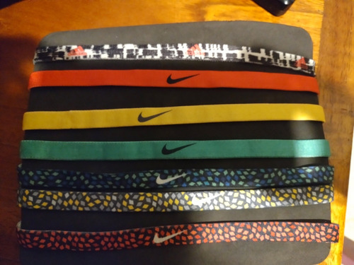 6 Vinchas Nike + 1 adidas , Originales , Semi-nuevas