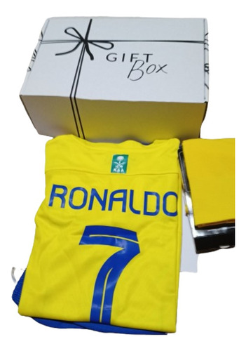 Caja Regalo Especial Kit Al Nassr Niños Ronaldo 2023