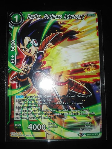 Raditz, Ruthless Adversary - Expansio -carta Dragon Ball Tcg